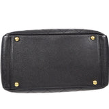 CHANEL Petite Timeless Tote PTT Chain Handbag Black Caviar