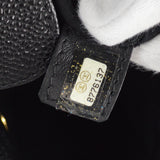 CHANEL Petite Shopping Tote PST Chain Hand Tote Bag Black Caviar