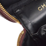 CHANEL Cosmetic Vanity Handbag Brown Caviar