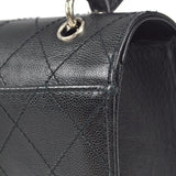 CHANEL Handbag Black Caviar