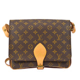 LOUIS VUITTON CARTOUCHIERE GM SHOULDER BAG MONOGRAM M51252