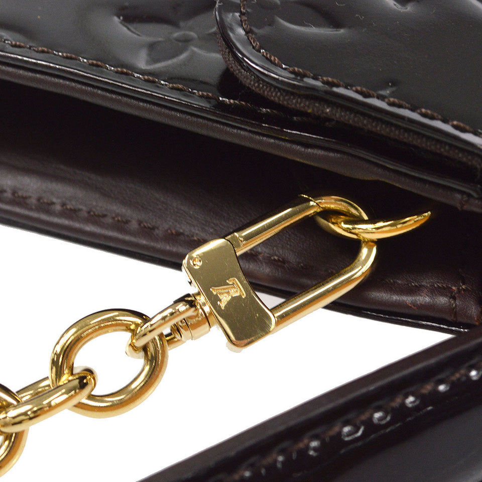 LOUIS VUITTON 2008 SUNSET BLUEBIRD HANDBAG VERNIS AMARANTE M93542
