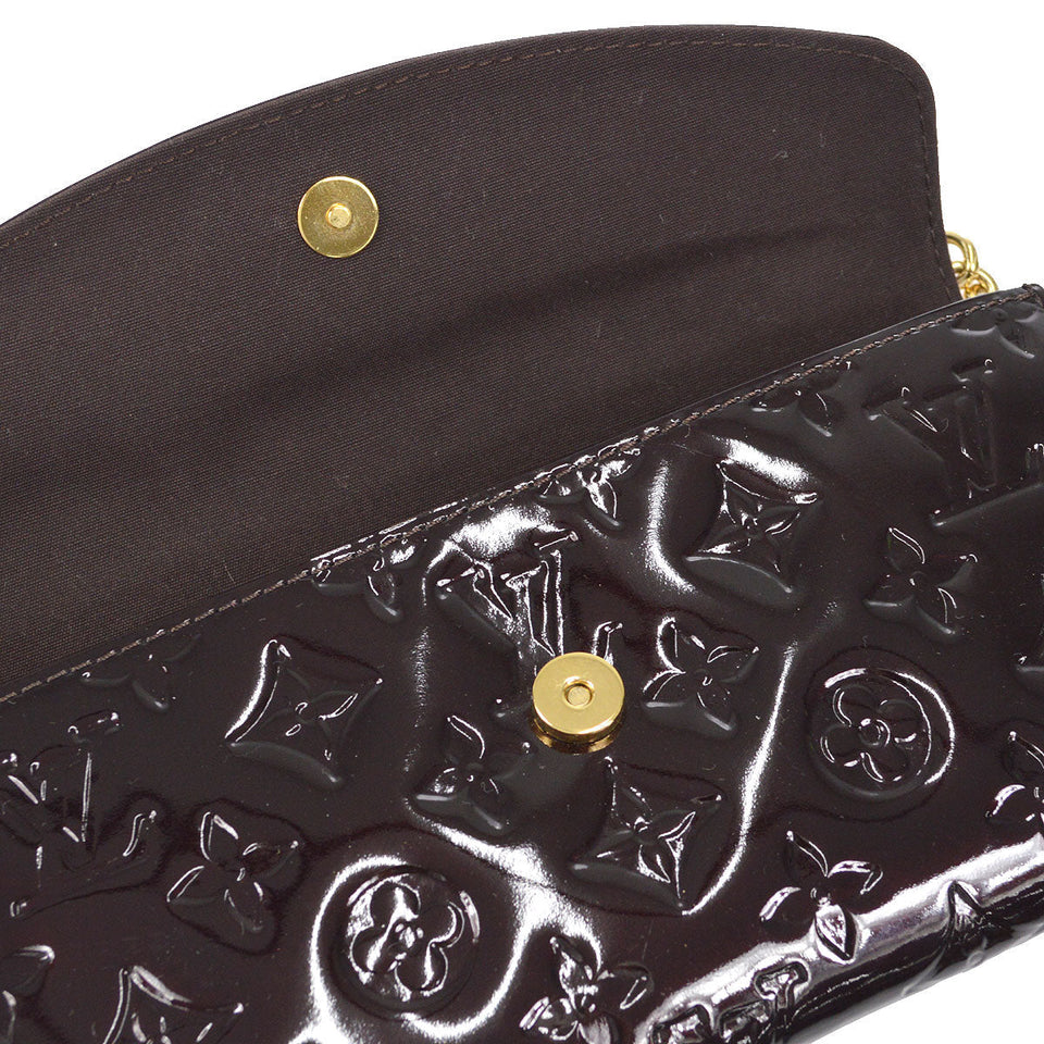 LOUIS VUITTON 2008 SUNSET BLUEBIRD HANDBAG VERNIS AMARANTE M93542