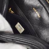 CHANEL Bijou Chain Shoulder Bag Black Lambskin