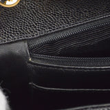 CHANEL Classic Flap Mademoiselle Double Chain Shoulder Bag Caviar
