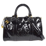 CHANEL 2way Shoulder Handbag Black