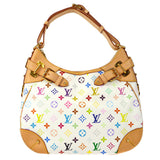 LOUIS VUITTON GRETA HANDBAG MONOGRAM MULTICOLOR WHITE M40195
