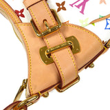 LOUIS VUITTON GRETA HANDBAG MONOGRAM MULTICOLOR WHITE M40195
