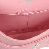 CHANEL * Classic Double Flap Medium Shoulder Bag Pink Caviar