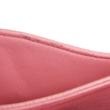 CHANEL * Classic Double Flap Medium Shoulder Bag Pink Caviar