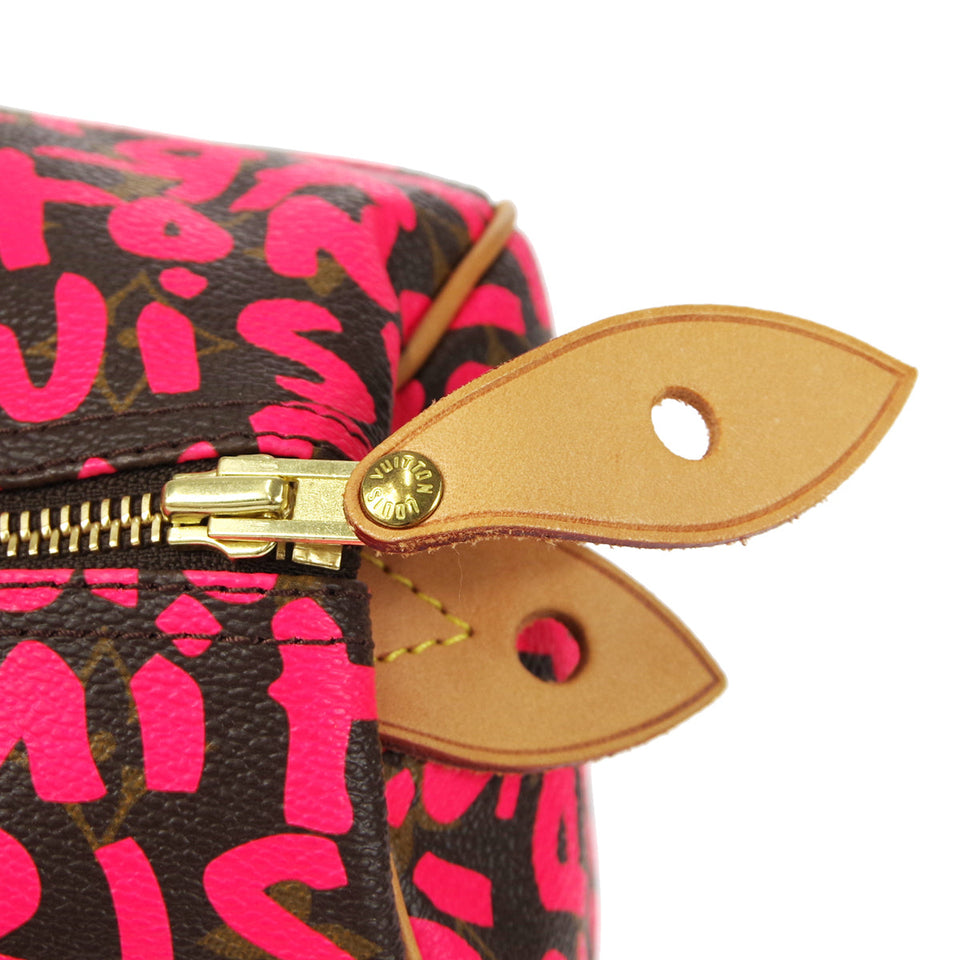 LOUIS VUITTON★ 2009 SPEEDY 30 MONOGRAM GRAFFITI M93704 66304