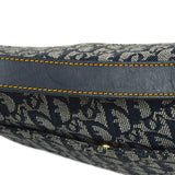 CHRISTIAN DIOR 2001 Trotter Saddle Bag Medium Navy 67967