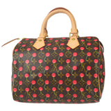 LOUIS VUITTON Speedy 25 Handbag Monogram Cherry Murakami M95009 97852