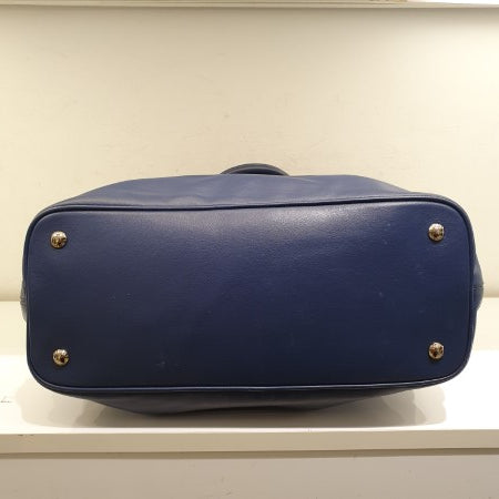 Prada Dark Blue Tote Bag