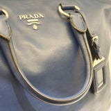 Prada Dark Blue Tote Bag