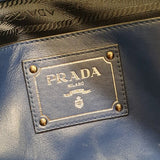Prada Dark Blue Tote Bag