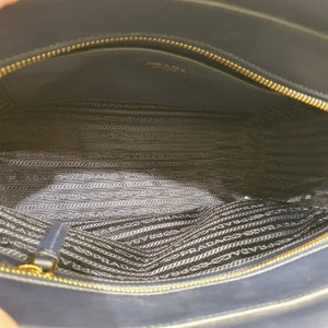 Prada Dark Blue Tote Bag