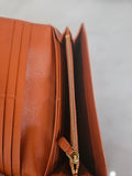 Prada Orange Long Wallet
