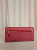 Prada Pink Bow Continental Flap Long Wallet