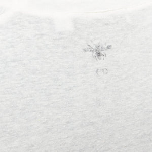 Dior We Rise By Lifting Others Reversed Print Cotton Linen Tshirt