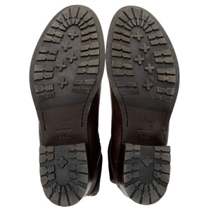 Dior Leather Cannage Roadior Boots