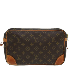 Louis Vuitton Compiegne 28  Canvas Clutch Bag