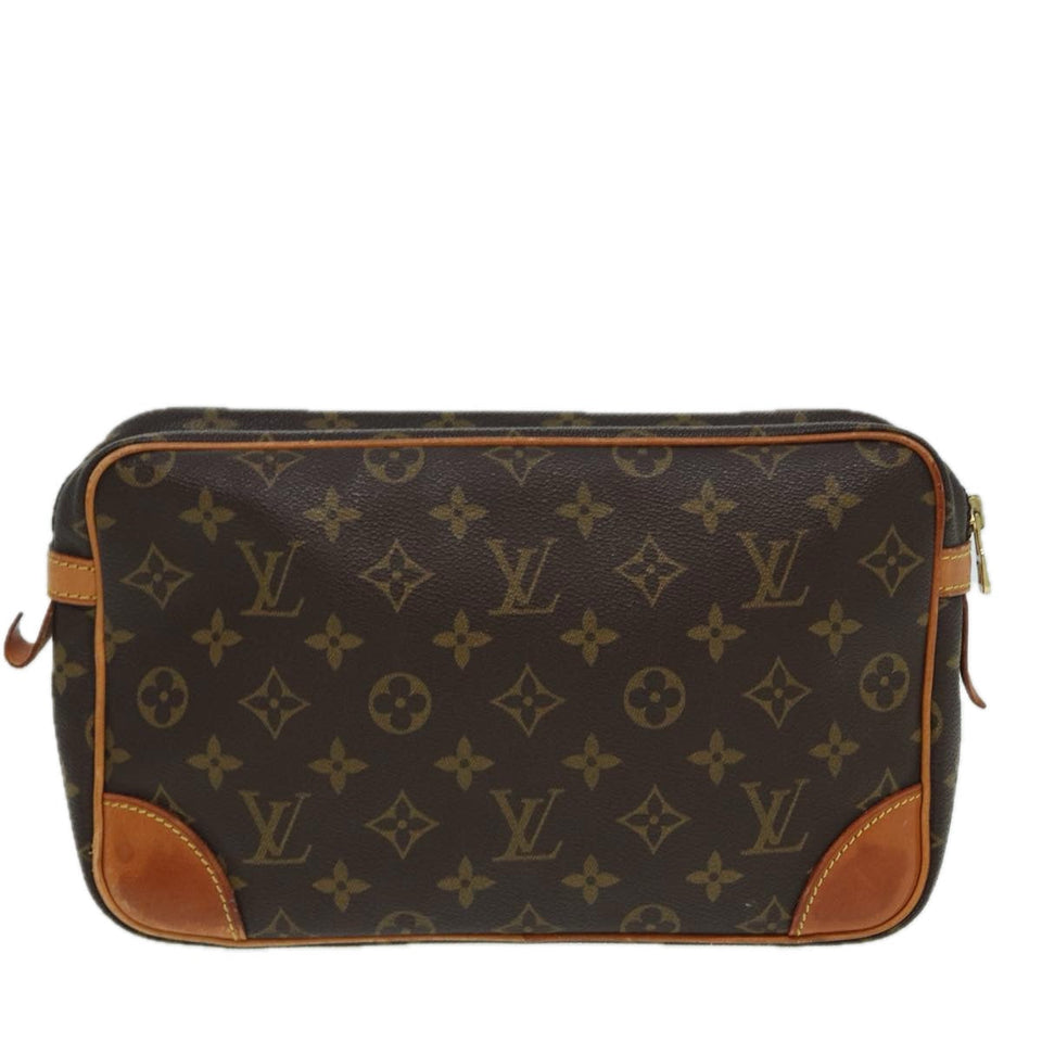 Louis Vuitton Compiegne 28  Canvas Clutch Bag