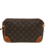 Louis Vuitton Compiegne 28  Canvas Clutch Bag