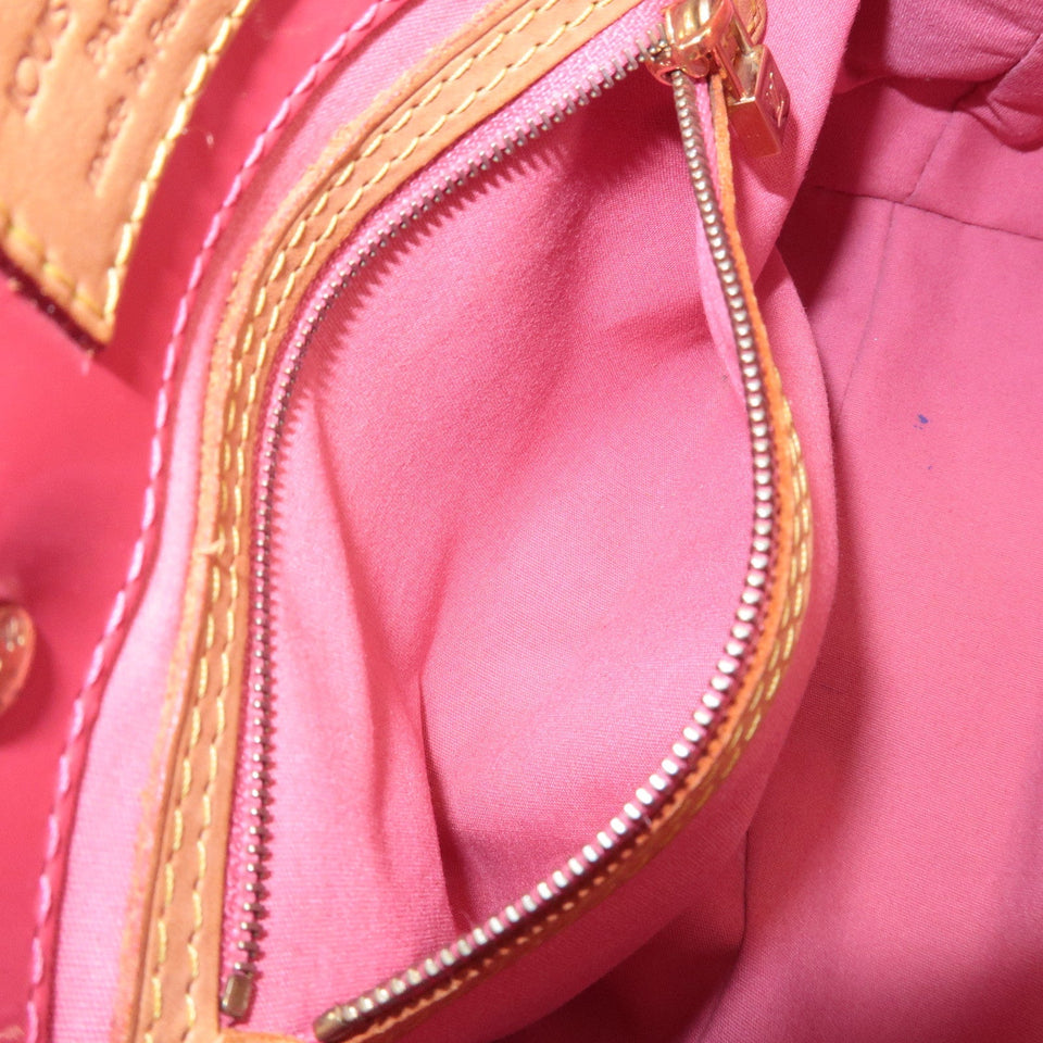 Louis Vuitton Monogram Vernis Lead PM Hand Bag Framboise M9132F