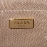 Prada Canapa Mini Canvas 2Way Bag Shoulder Bag Brown B2439G