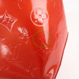 Louis Vuitton Monogram Vernis Lead MM Tote Bag Rouge M91086