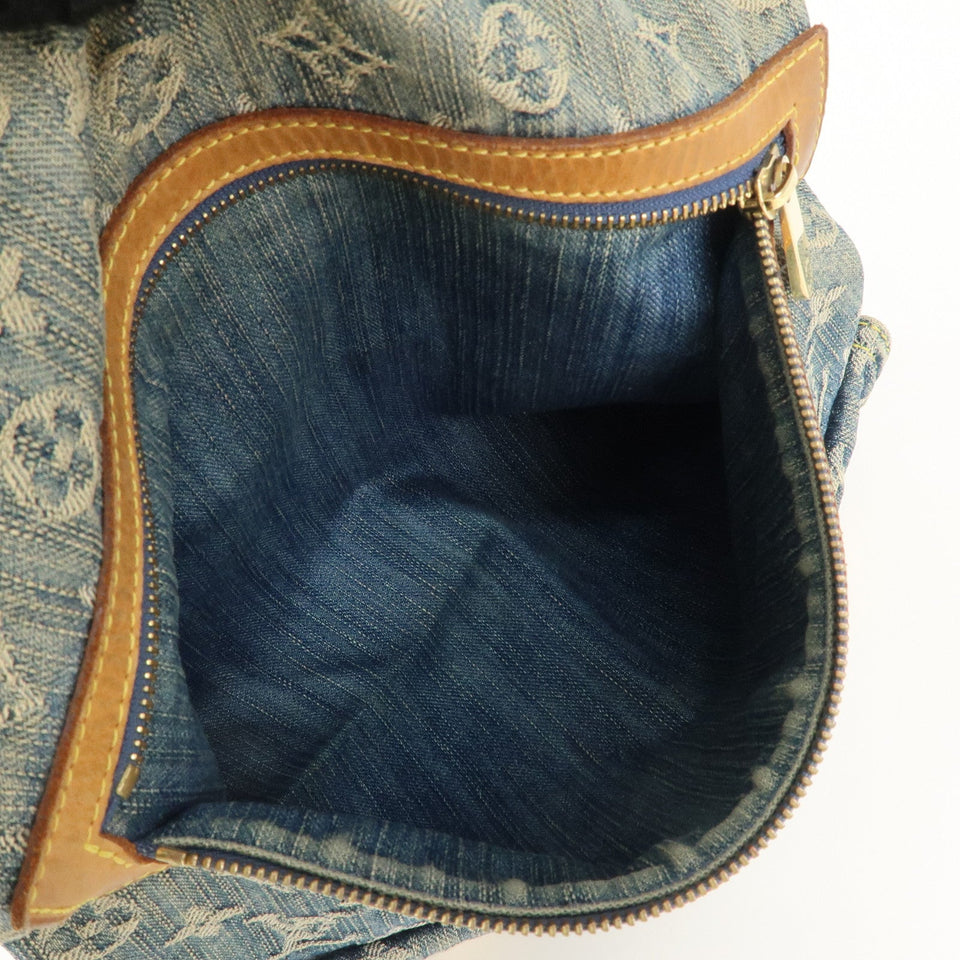 Louis Vuitton Monogram Denim Baggy GM Shoulder Bag M95048