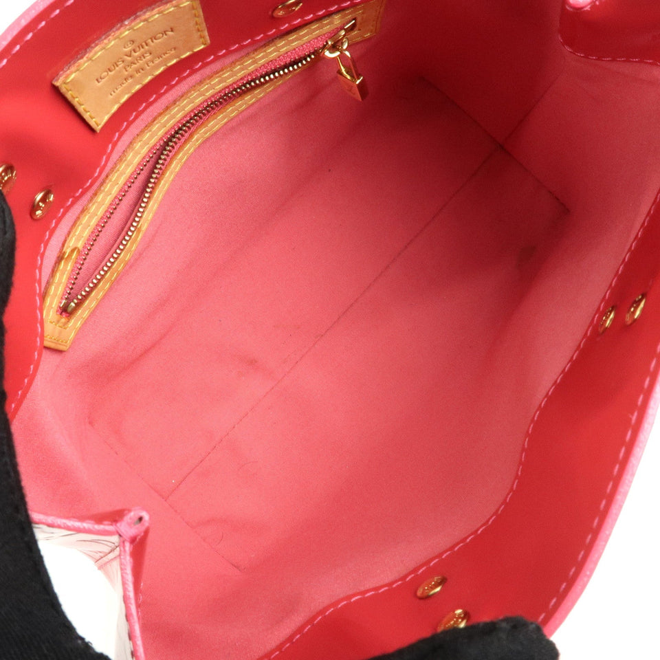 Louis Vuitton Monogram Vernis Lead PM Hand Bag Pink M91221