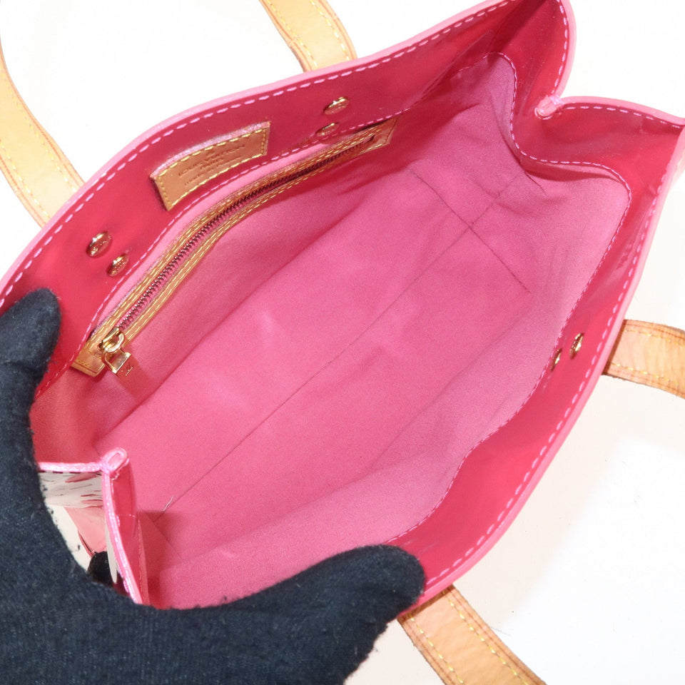 Louis Vuitton Monogram Vernis Lead PM Hand Bag Framboise M9132F