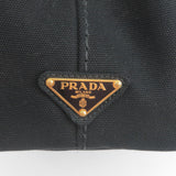 Prada Canapa Mini Canvas 2Way Bag Shoulder Bag Black B2439G