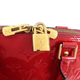 Louis Vuitton Monogram Vernis Alma PM Hand Bag Rose Indien M91770