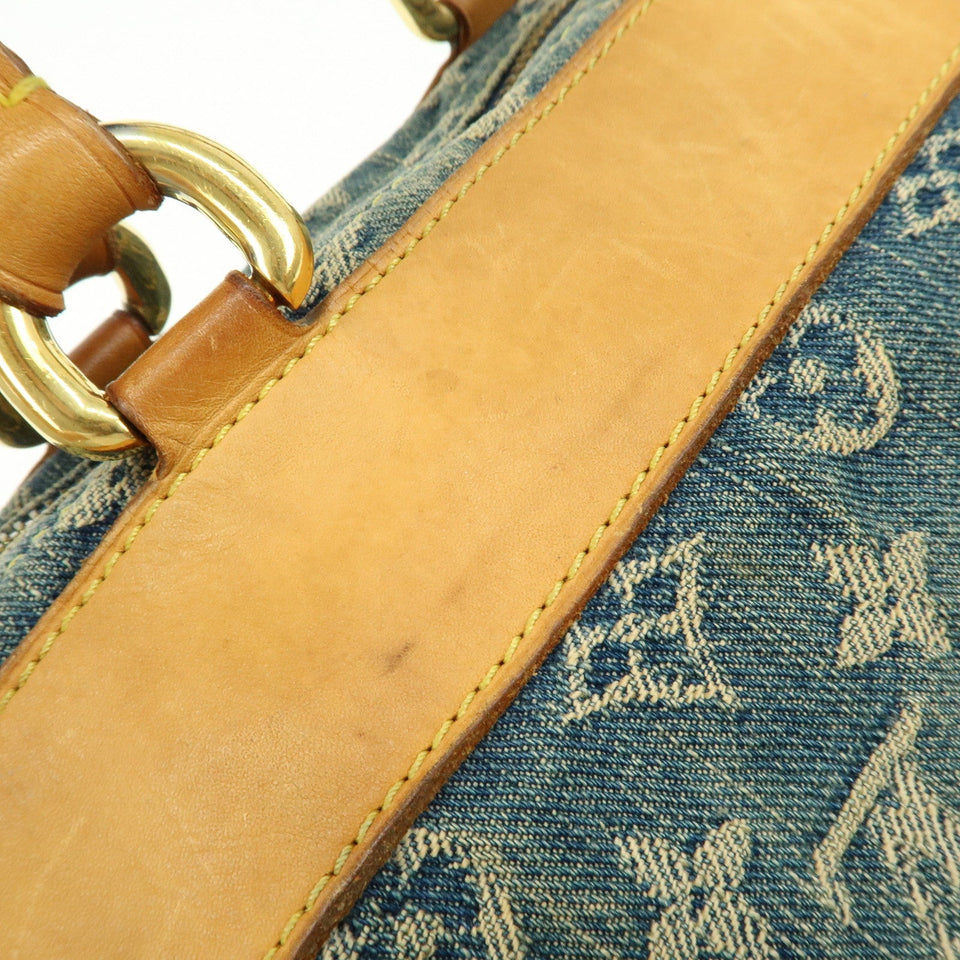 Louis Vuitton Monogram Denim Neo Speedy Boston Bag Blue M95019