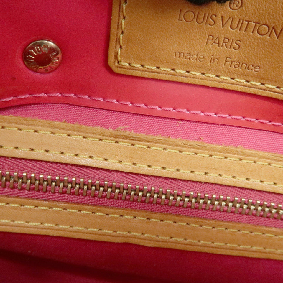 Louis Vuitton Monogram Vernis Lead PM Hand Bag Pink M991221