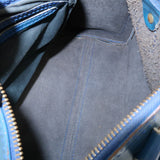Louis Vuitton Epi Speedy 25 Hand Boston Bag Blue M43015