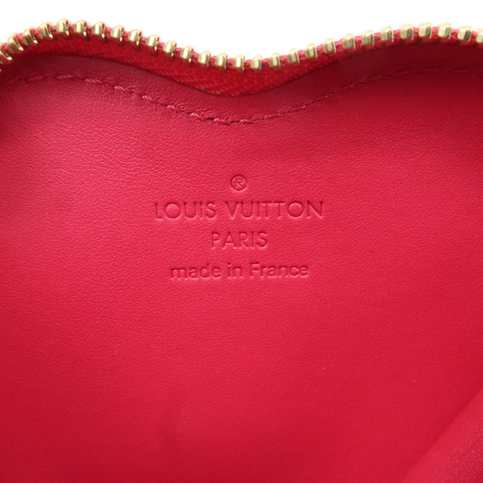 Louis Vuitton Monogram Vernis Porte Monnaie Coeur Coin Case M93657