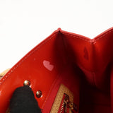 Louis Vuitton Monogram Vernis Lead PM Hand Bag Rouge M91088