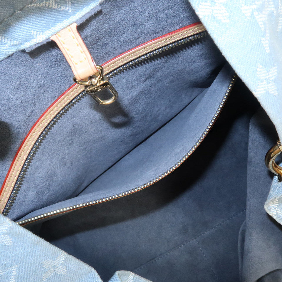 Louis Vuitton Monogram Denim Daily GM Shoulder Bag M40492