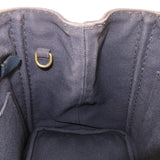 Prada Canapa Mini Canvas 2Way Tote Bag Hand Bag Navy 1BG439