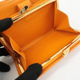 Louis Vuitton Epi Porte Monnaie Vienova Bi-Fold Wallet Mandarin