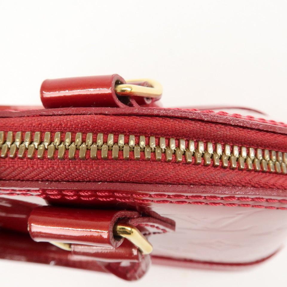 Louis Vuitton Monogram Vernis Alma BB Cerise Hand Bag M90174