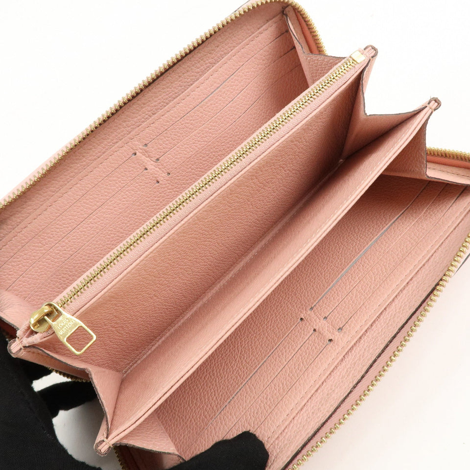 Louis Vuitton Monogram Empreinte Zippy Wallet Rose Poudre M64090