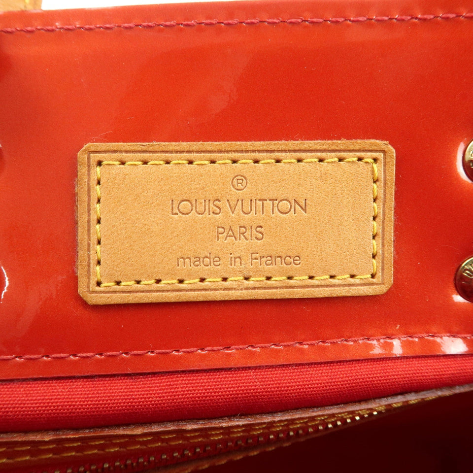 Louis Vuitton Monogram Vernis Lead PM Hand Bag M91088 Rouge