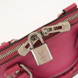 Louis Vuitton Epi Alma PM Hand Bag Fuchsia Pink M40490