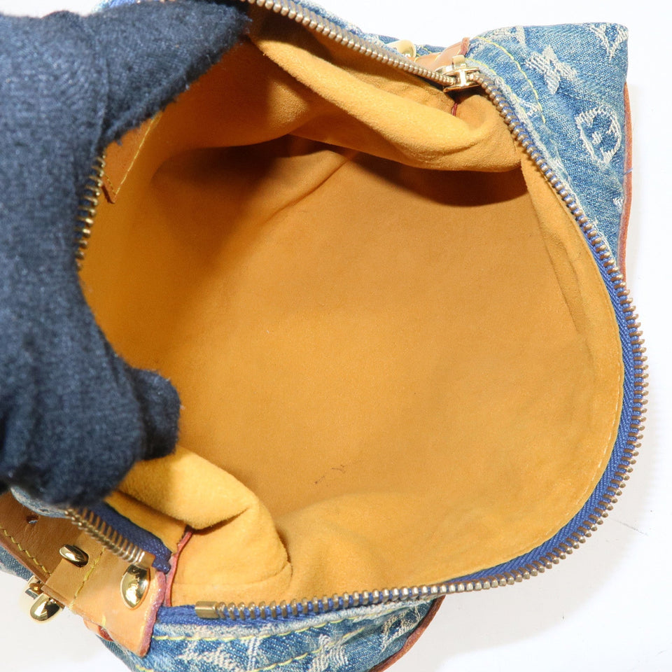 Louis Vuitton Monogram Denim Baggy PM Shoulder Bag M95049