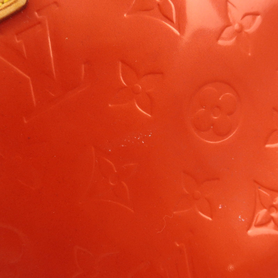 Louis Vuitton Monogram Vernis Lead PM Hand Bag M91088 Rouge